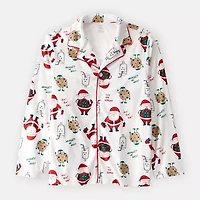 Carter's Family Matching Adult Santa Unisex Adult Fleece Long Sleeve 2-pc. Matching Family Pajama Sets