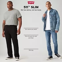 Levi's® Mens 511™ Stretch Fabric Straight Leg Slim Fit Jean