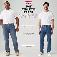 Levi's® Big and Tall Mens 541™ Straight Leg Tapered Jeans