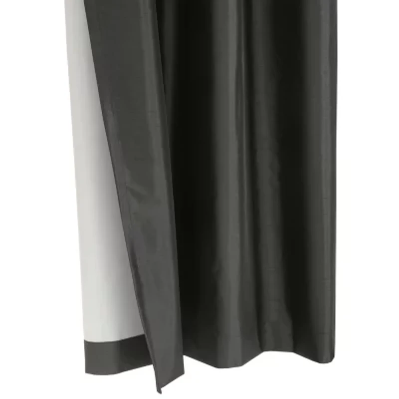 Glacier Grommet Top 100% Blackout Single Curtain Panel