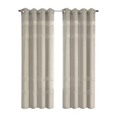 Phoebe Grommet Top Light-Filtering Single Curtain Panel