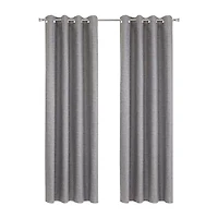 Mason Grommet Top 100% Blackout Single Curtain Panel