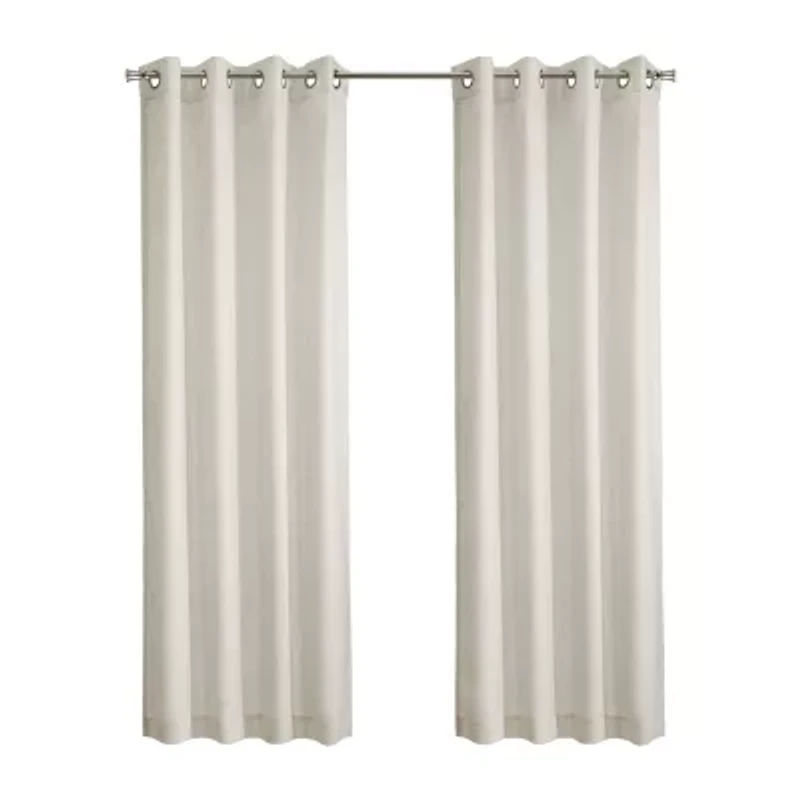 Samuelson Grommet Top Light-Filtering Single Curtain Panel