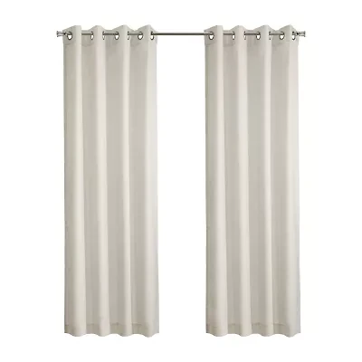 Samuelson Grommet Top Light-Filtering Single Curtain Panel