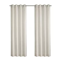 Samuelson Grommet Top Light-Filtering Single Curtain Panel