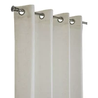 Samuelson Grommet Top Light-Filtering Single Curtain Panel