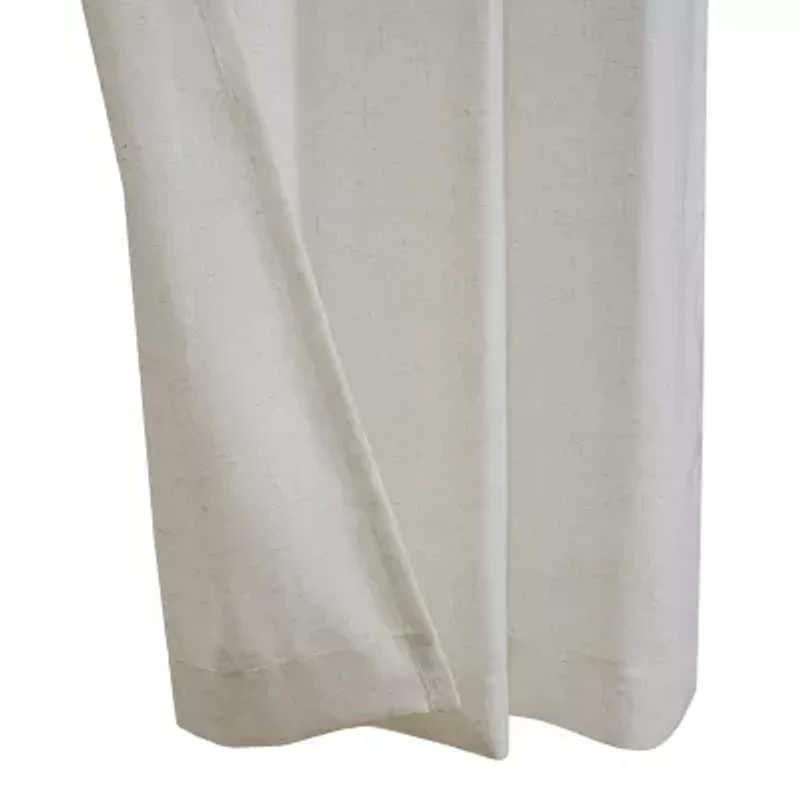 Samuelson Grommet Top Light-Filtering Single Curtain Panel