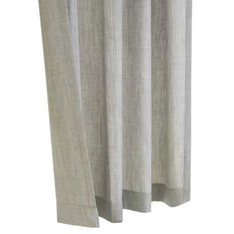 Johnstown Back Tab Light-Filtering Single Curtain Panel
