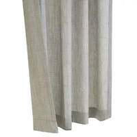 Johnstown Back Tab Light-Filtering Single Curtain Panel