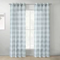 Genesis Grommet Top Light-Filtering Single Curtain Panel