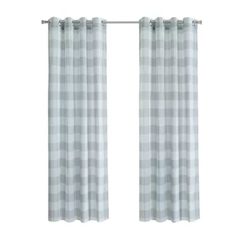 Genesis Grommet Top Light-Filtering Single Curtain Panel
