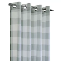 Genesis Grommet Top Light-Filtering Single Curtain Panel