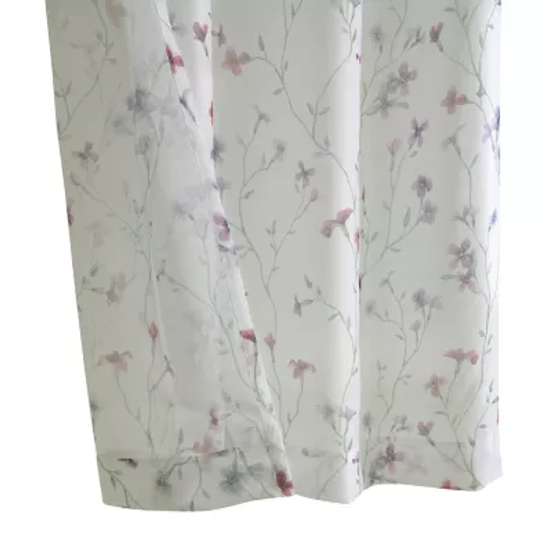 Hazel Grommet Top Sheer Single Curtain Panel