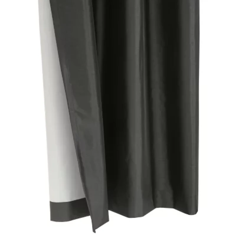 Glacier Grommet Top 100% Blackout Single Curtain Panel