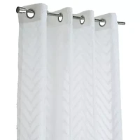 Regina Grommet Top Sheer Single Curtain Panel
