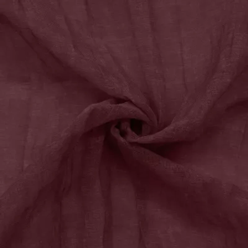 Paloma Back Tab Sheer Single Curtain Panel