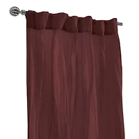 Paloma Back Tab Sheer Single Curtain Panel