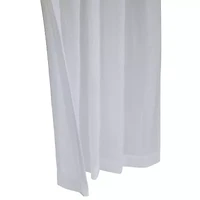 Crushed Tab Top Sheer Single Curtain Panel