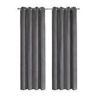 Duo Vice Versa Grommet Top 100% Blackout Single Curtain Panel