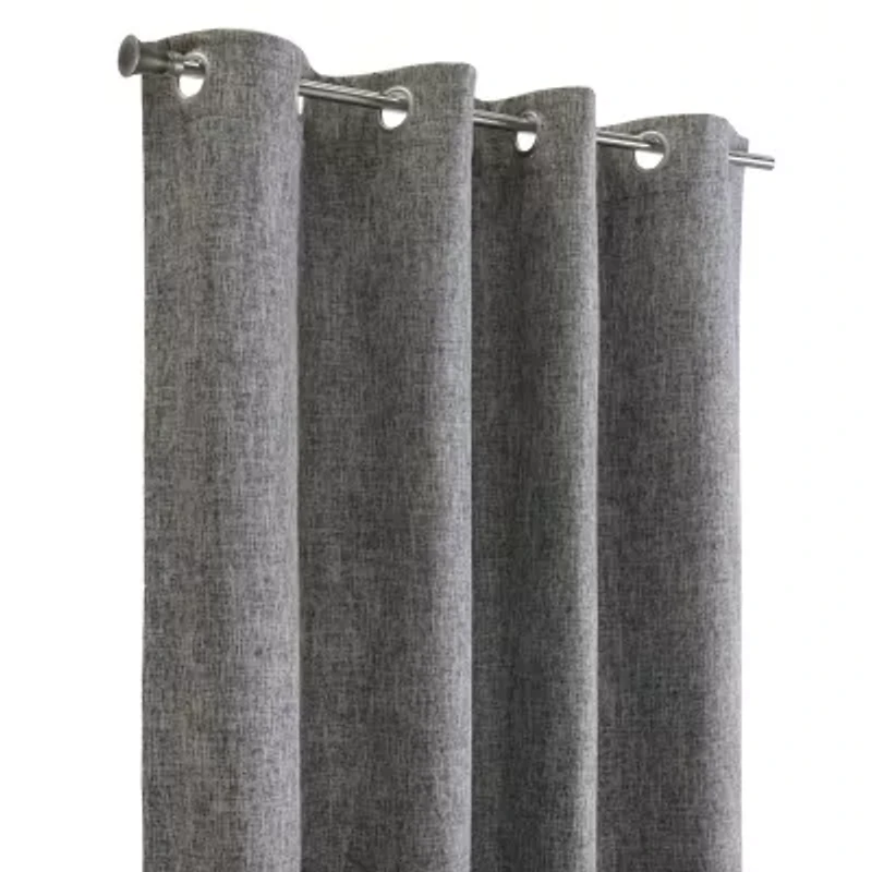 Duo Vice Versa Grommet Top 100% Blackout Single Curtain Panel