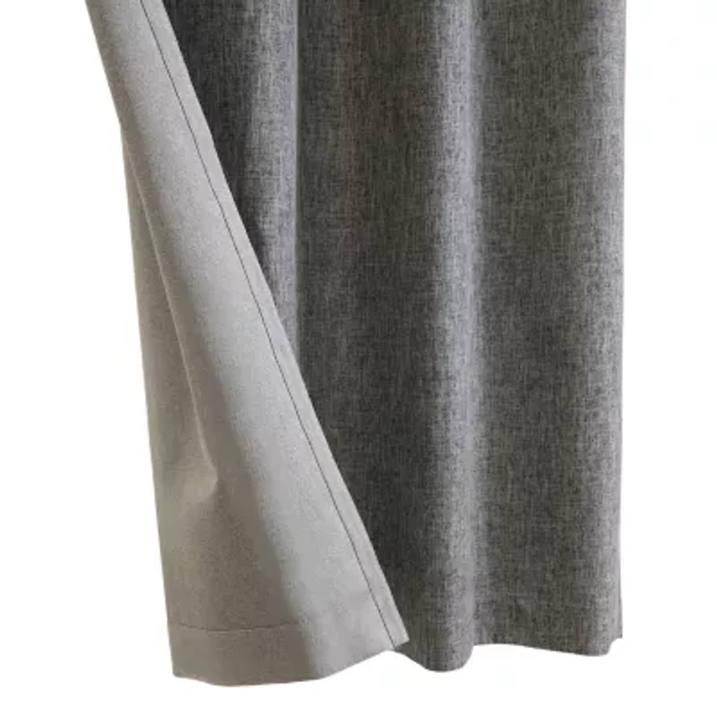 Duo Vice Versa Grommet Top 100% Blackout Single Curtain Panel