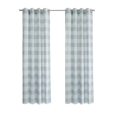 Genesis Grommet Top Light-Filtering Single Curtain Panel