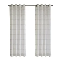 Jasper Grommet Top Sheer Single Curtain Panel
