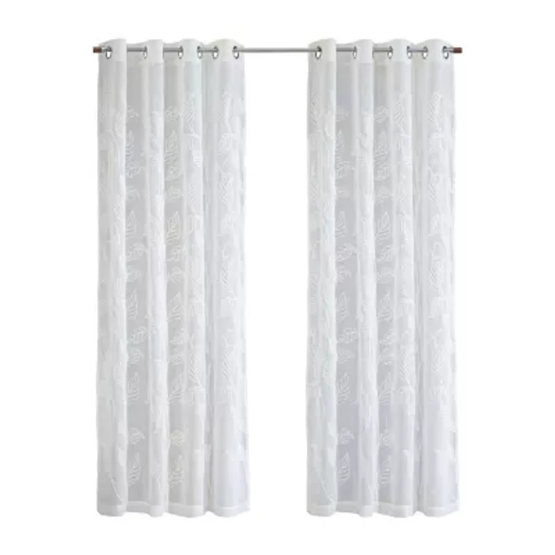 Lausanne Grommet Top Sheer Single Curtain Panel