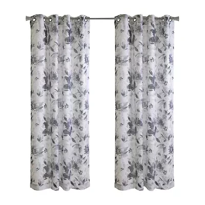 Nora Grommet Top Sheer Single Curtain Panel