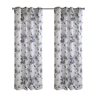 Nora Grommet Top Sheer Single Curtain Panel