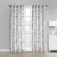 Audrey Grommet Top Sheer Single Curtain Panel