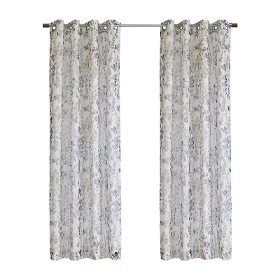 Audrey Grommet Top Sheer Single Curtain Panel
