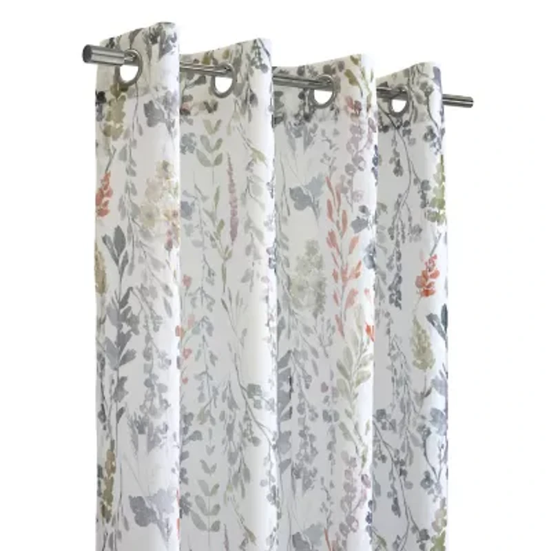 Audrey Grommet Top Sheer Single Curtain Panel