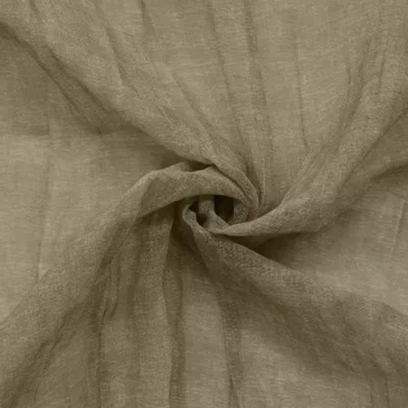Habitat Paloma Back Tab Sheer Single Curtain Panel