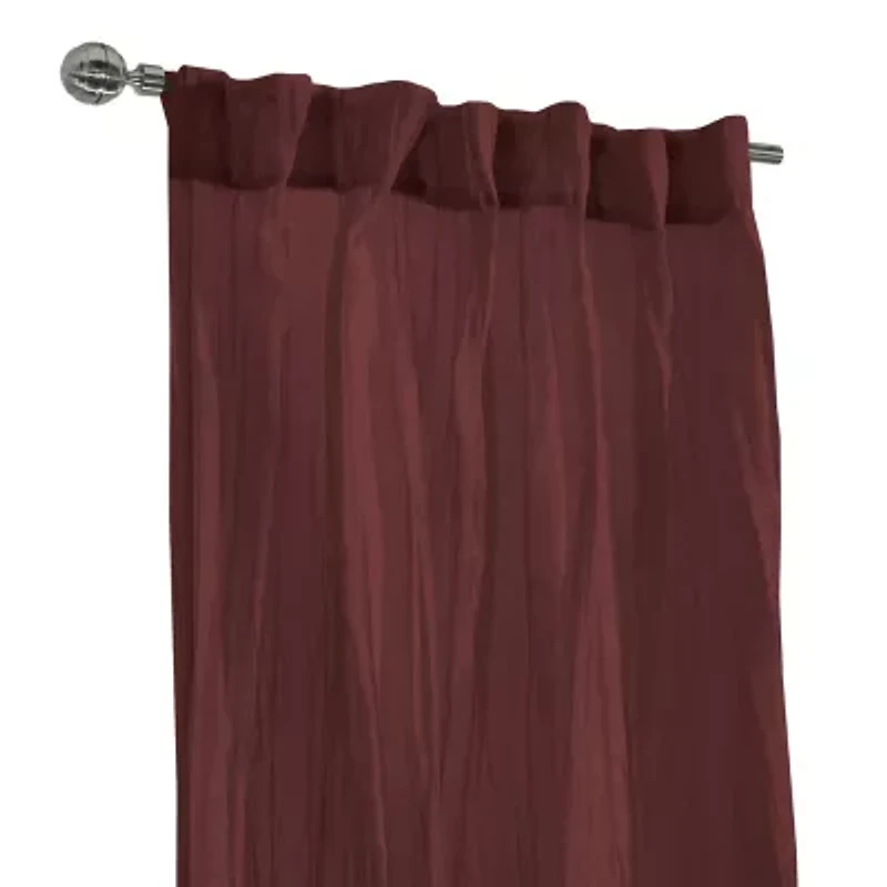 Habitat Paloma Back Tab Sheer Single Curtain Panel