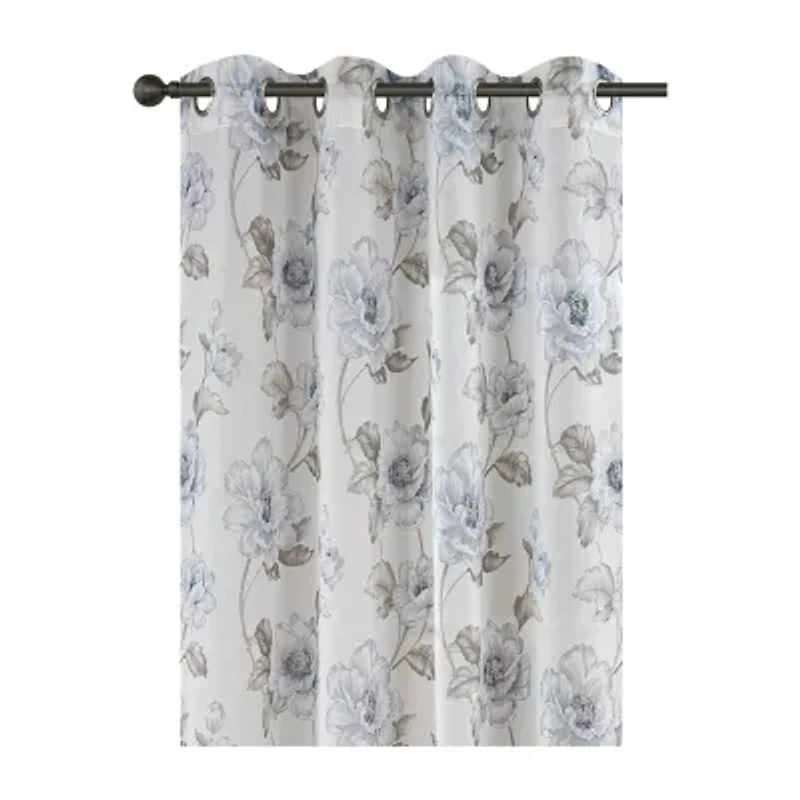 Habitat Camila Grommet Top Light-Filtering Single Curtain Panel