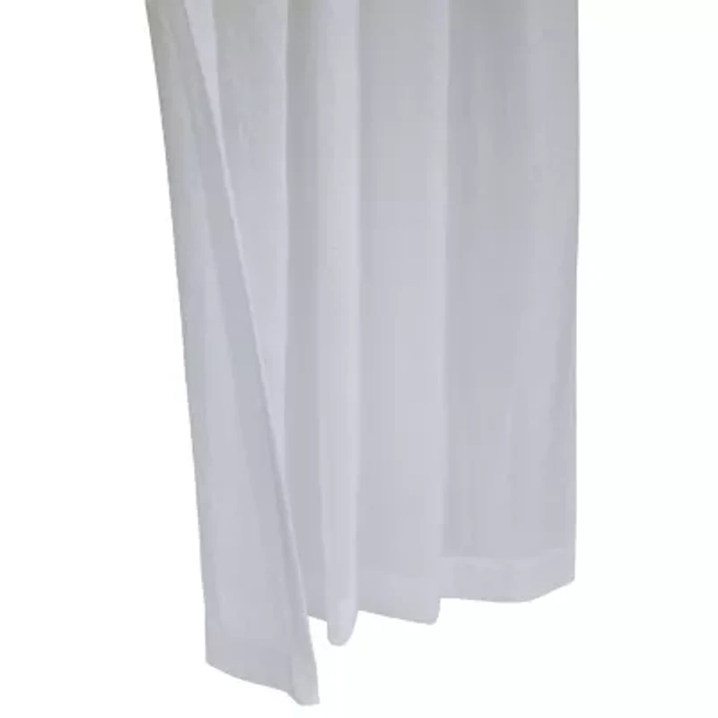 Habitat Crushed Rod Pocket Sheer Single Curtain Panel