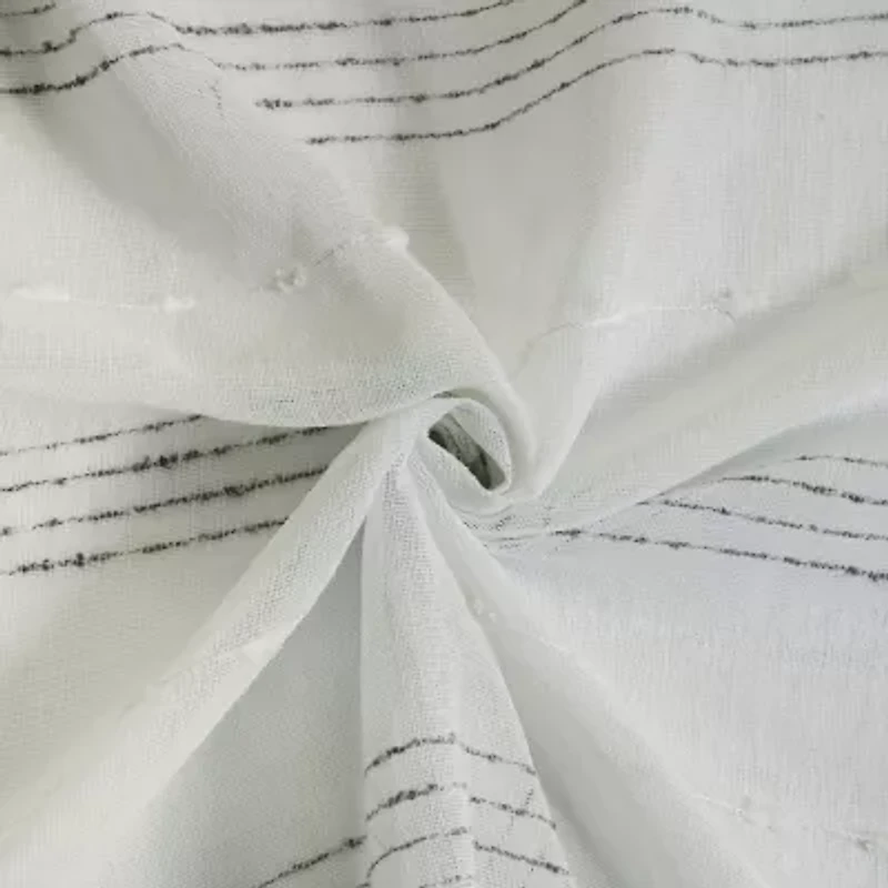 Habitat Jasper Grommet Top Sheer Single Curtain Panel