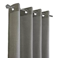 Milo Grommet Top Light-Filtering Single Curtain Panel