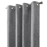 Thermaplus Duo Vice Versa Grommet Top 100% Blackout Single Curtain Panel