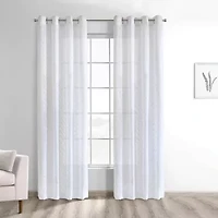 Regina Grommet Top Sheer Single Curtain Panel
