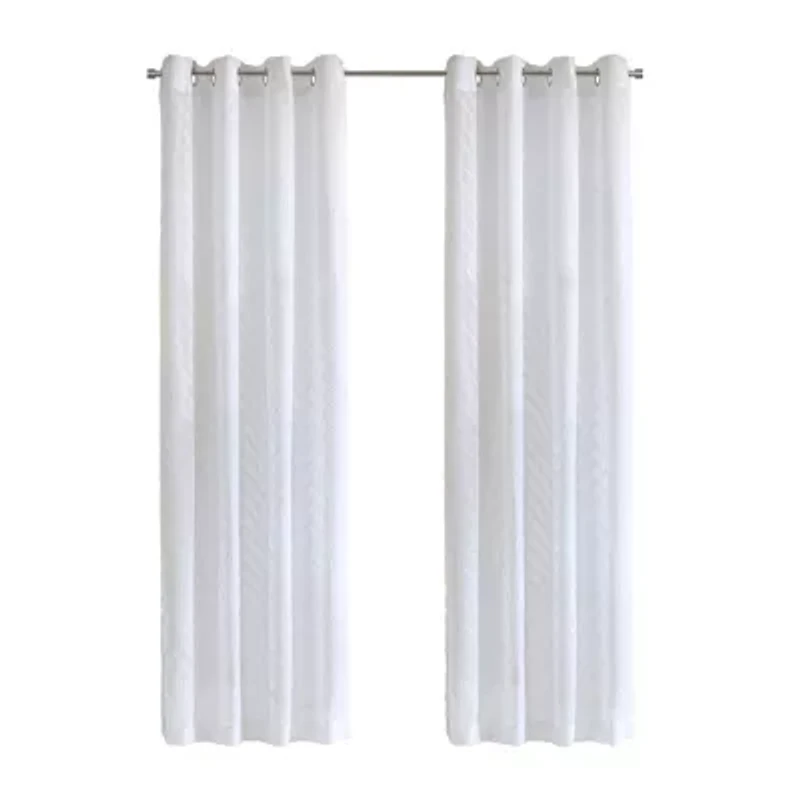 Regina Grommet Top Sheer Single Curtain Panel
