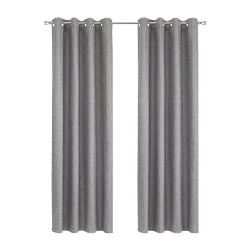 Thermaplus Mason Grommet Top 100% Blackout Single Curtain Panel
