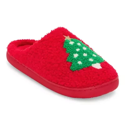 Olivia Miller Holiday Slipper Womens Slip-On Slippers