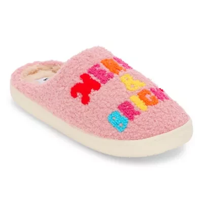 Olivia Miller Holly Jolly Holiday Womens Slip-On Slippers