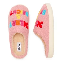 Olivia Miller Holly Jolly Holiday Womens Slip-On Slippers
