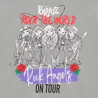 Bratz Embroidered Sweatshirt Womens Juniors Crew Neck Long Sleeve Breathable Dolls