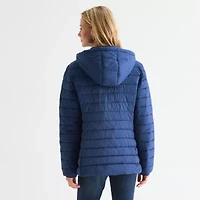 St. John's Bay Womens Heavyweight Petite Puffer Jacket