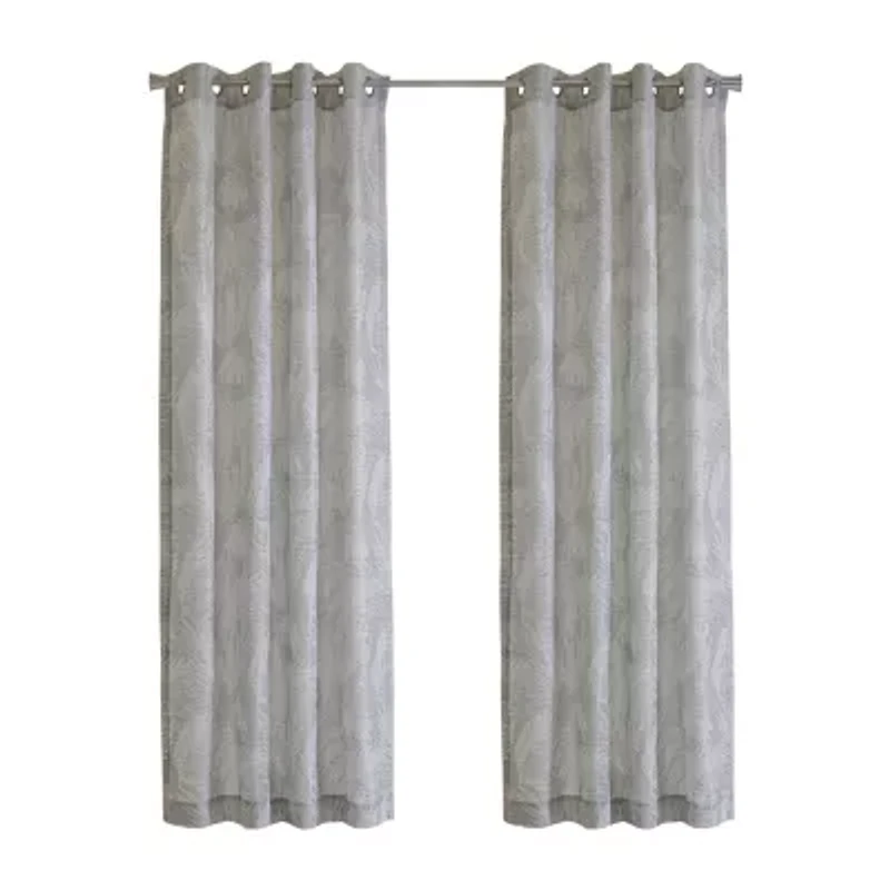 Eleanor Grommet Top Light-Filtering Single Curtain Panel