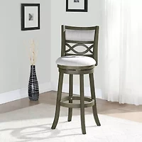 Manchester Upholstered Swivel Bar Stool